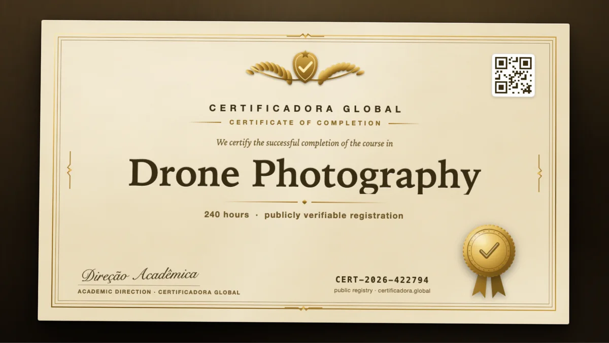 Cover of the Drone Photography course