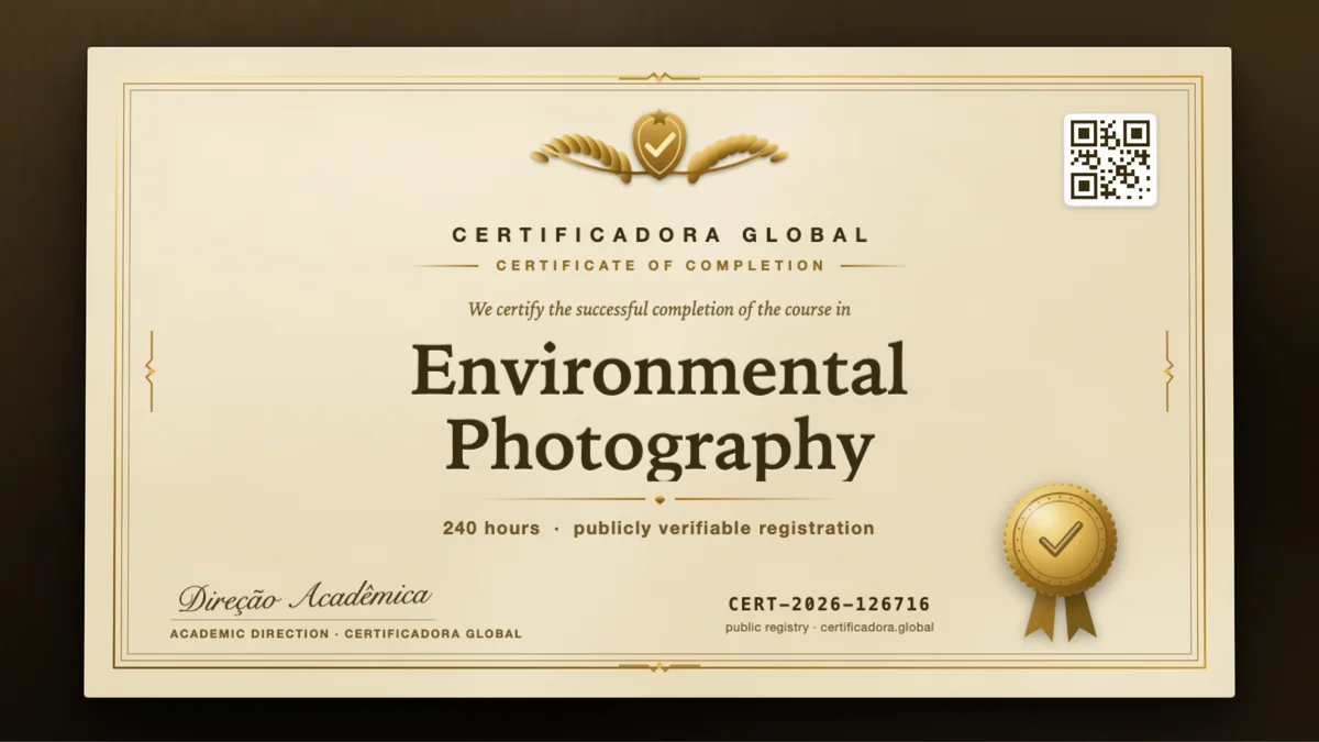 Cover of the Environmental Photography course