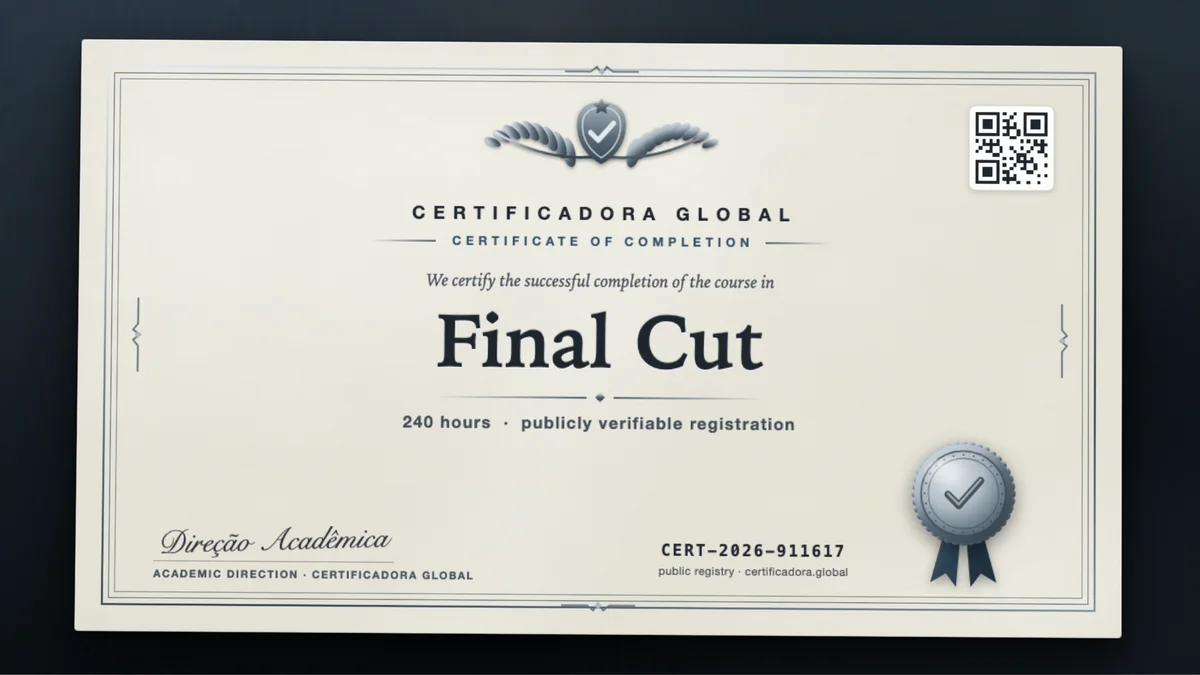 Cover of the Final Cut course