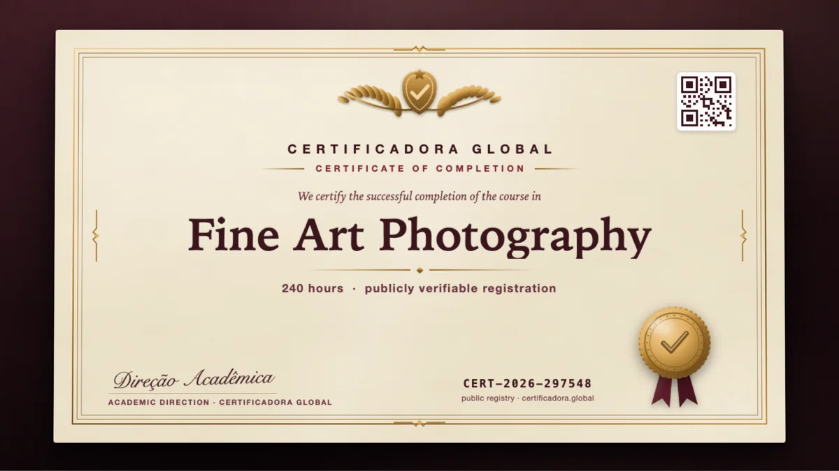 Cover of the Fine Art Photography course