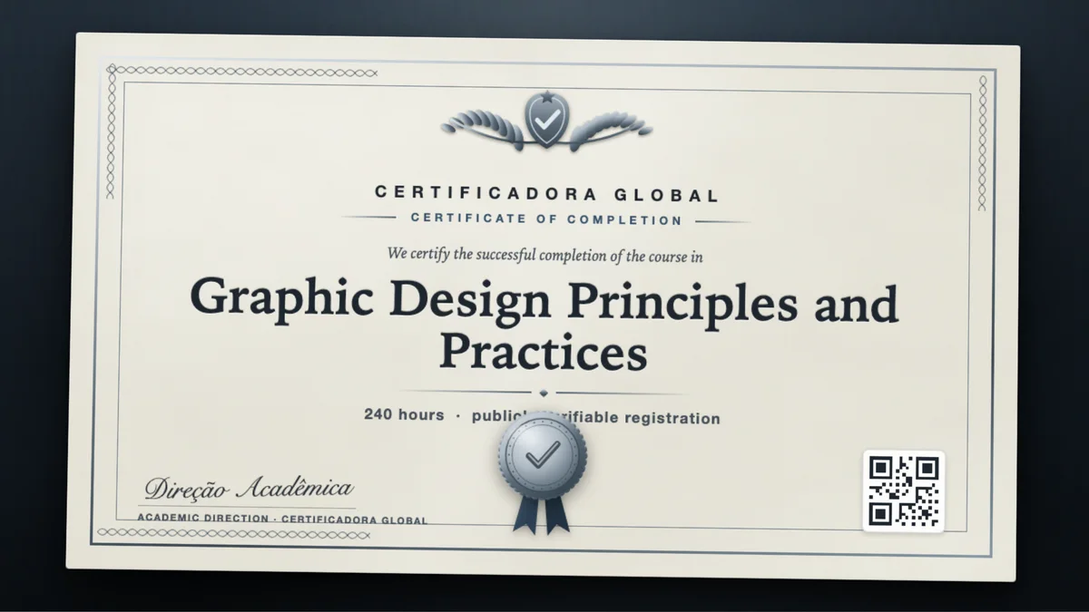Cover of the Graphic Design Principles and Practices course