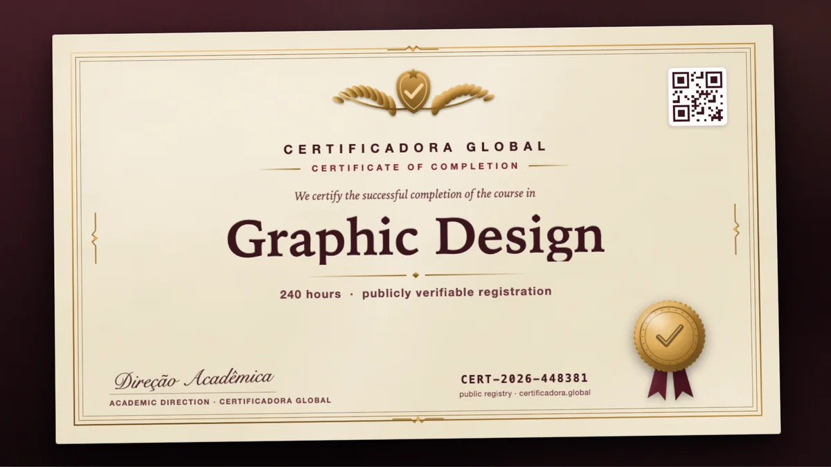 Cover of the Graphic Design course