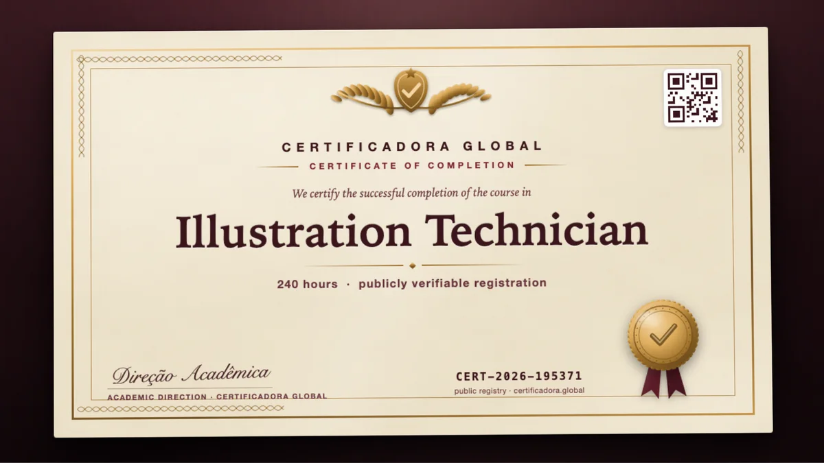 Cover of the Illustration Technician course
