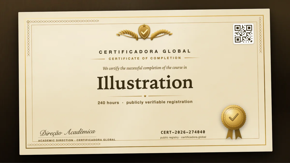 Cover of the Illustration course