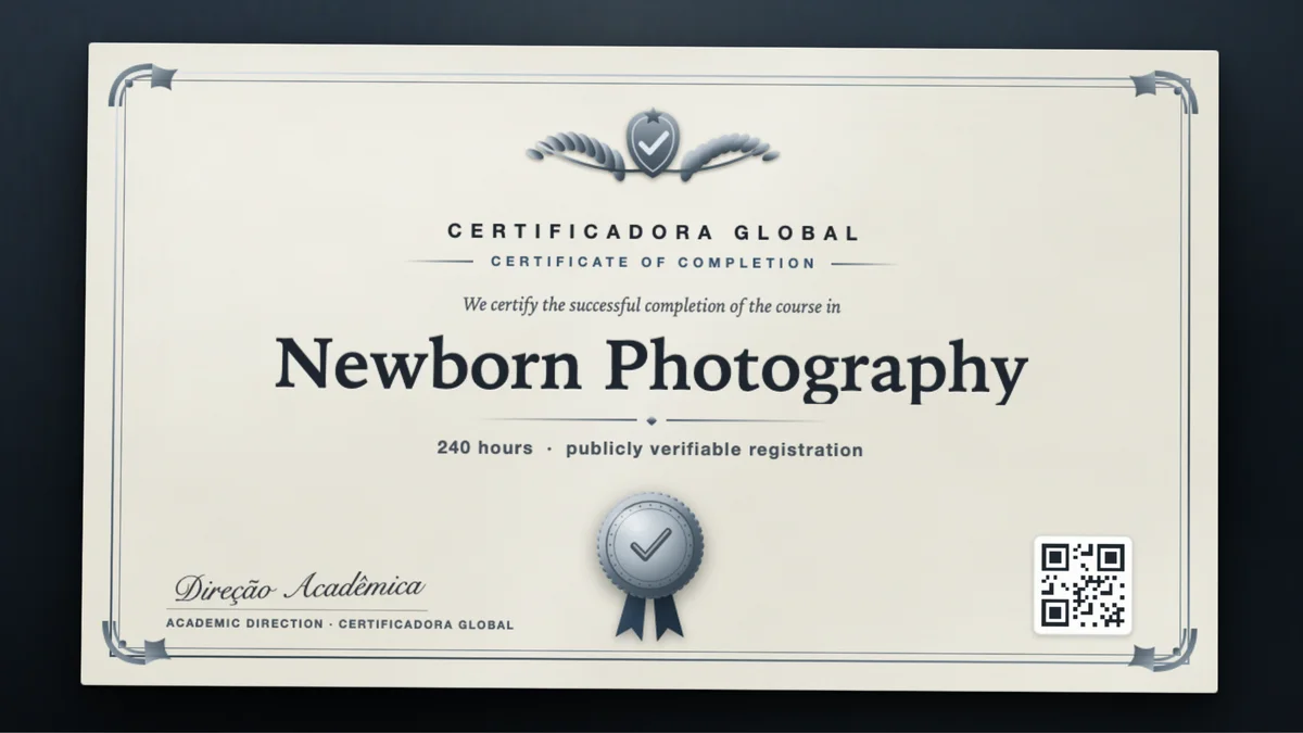 Cover of the Newborn Photography course