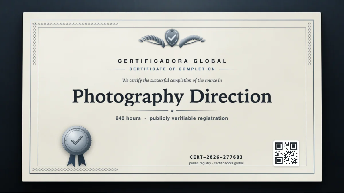 Cover of the Photography Direction course