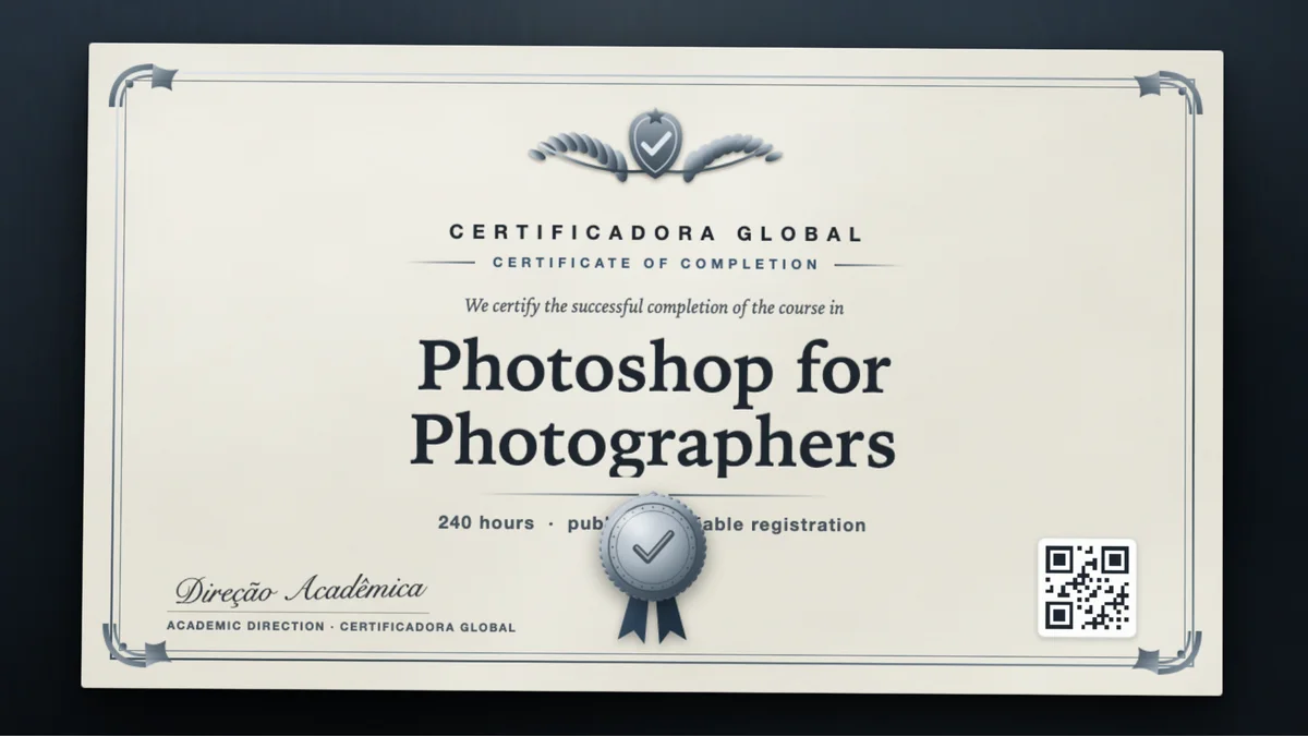 Cover of the Photoshop for Photographers course