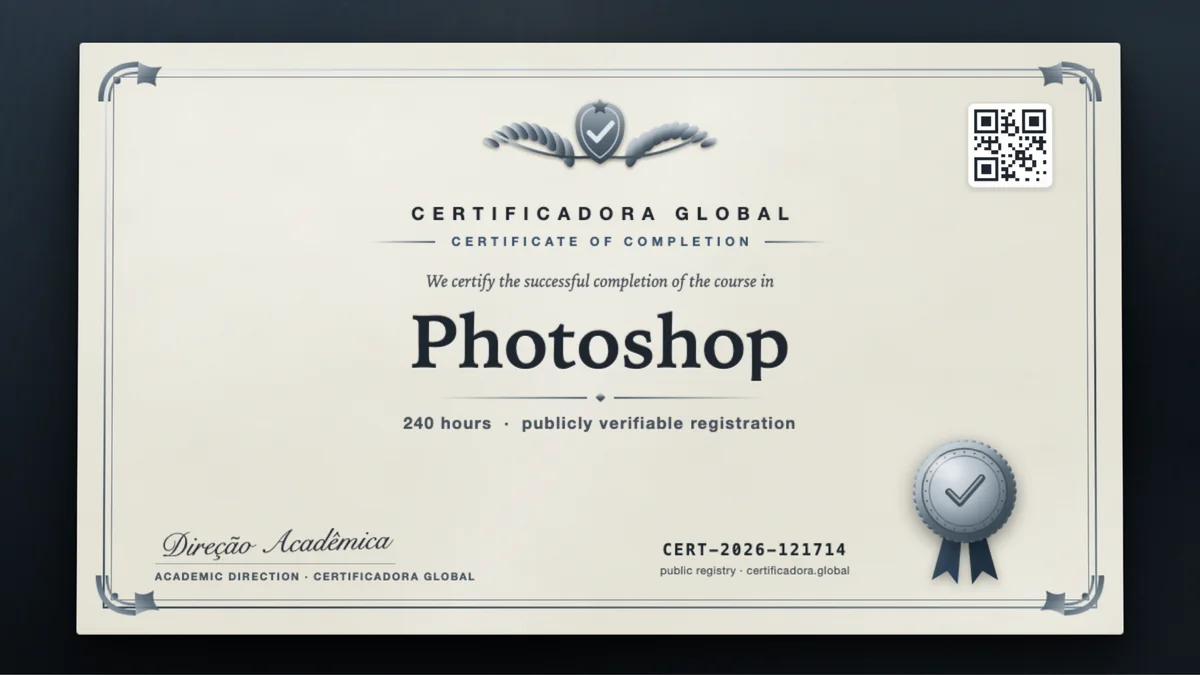Cover of the Photoshop course