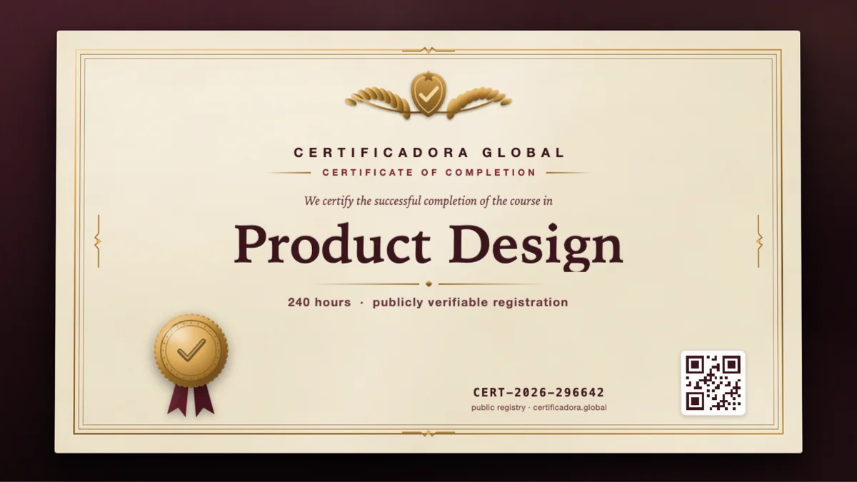Cover of the Product Design course