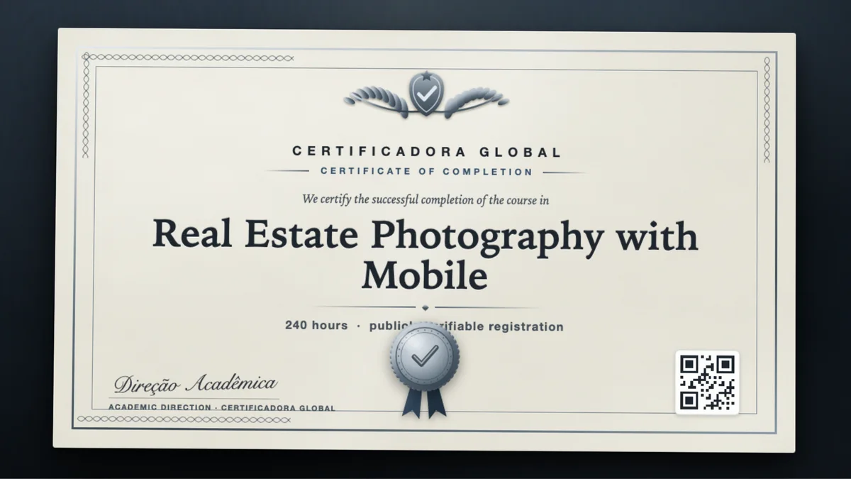 Cover of the Real Estate Photography with Mobile course