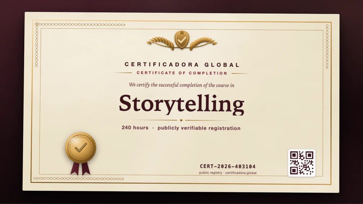 Cover of the Storytelling course