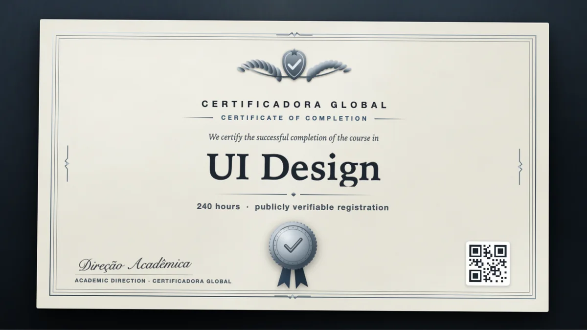 Cover of the UI Design course