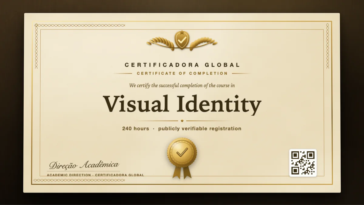Cover of the Visual Identity course
