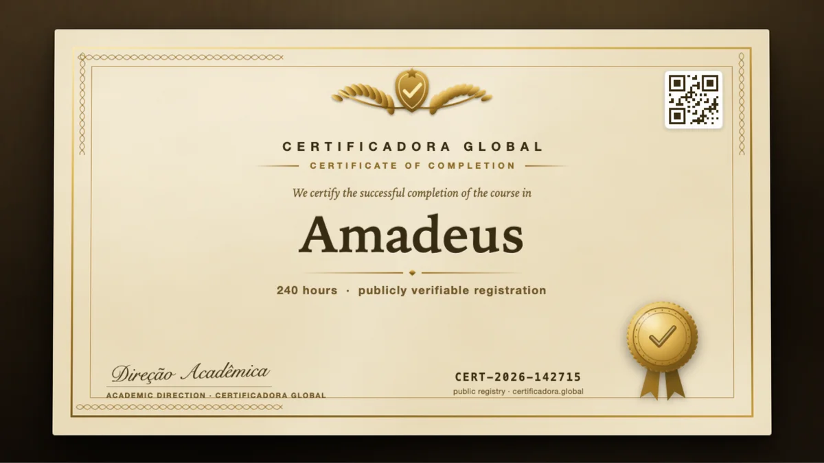 Cover of the Amadeus course