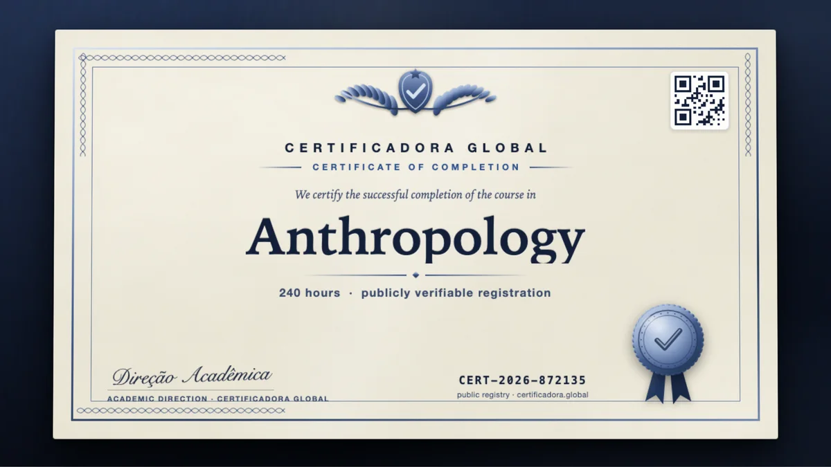 Cover of the Anthropology course