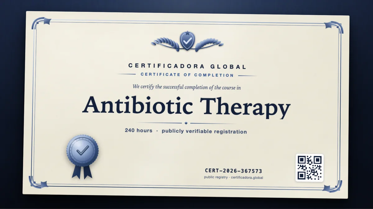 Cover of the Antibiotic Therapy course