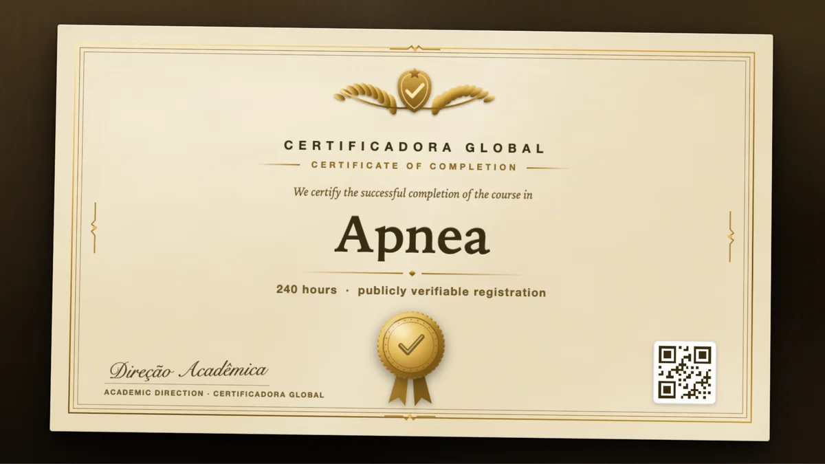 Cover of the Apnea course