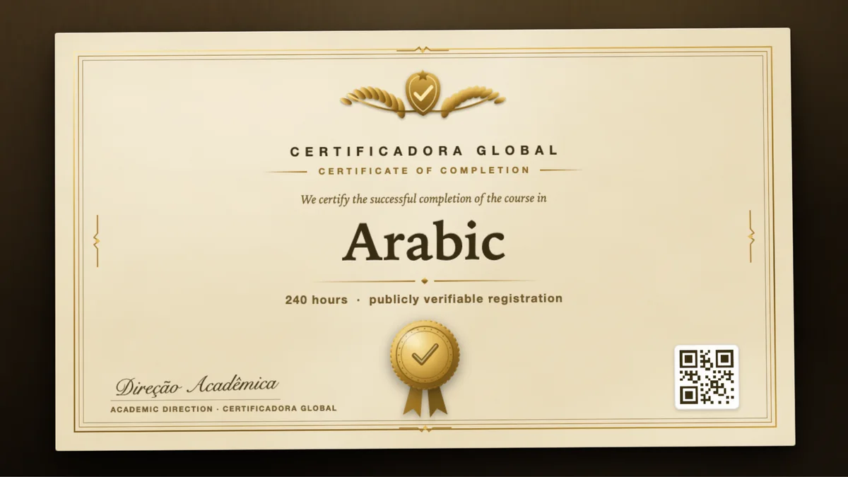 Cover of the Arabic course