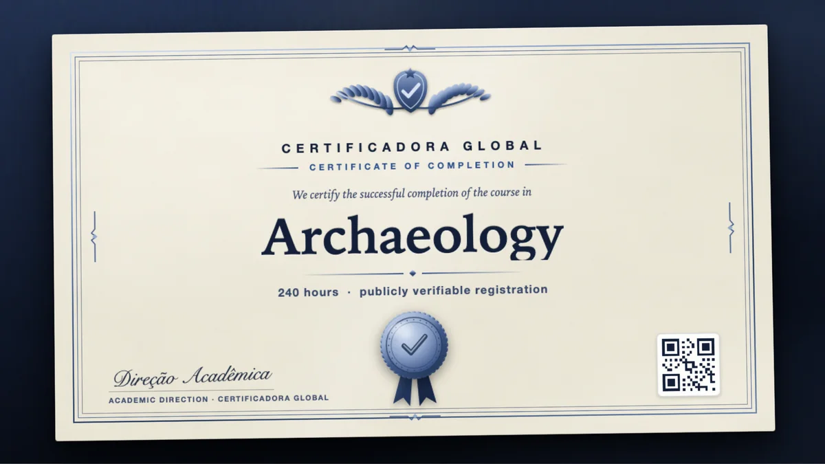 Cover of the Archaeology course