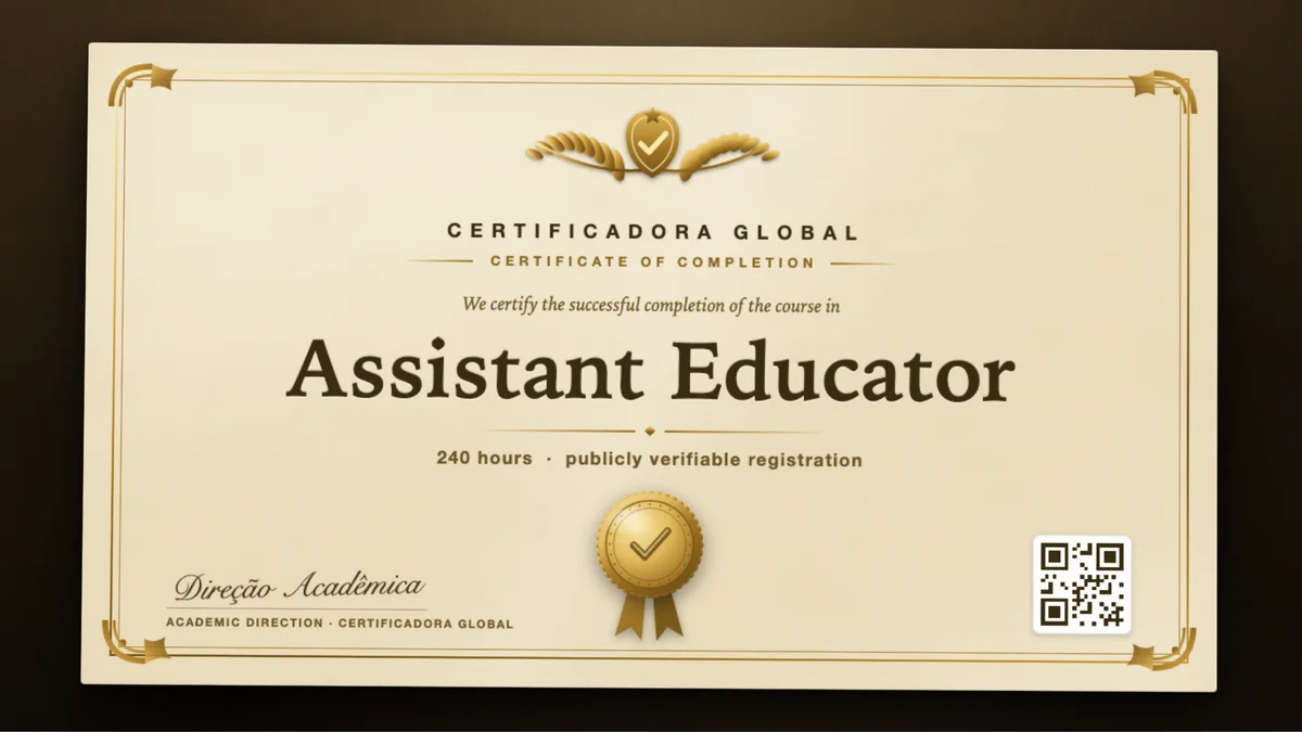 Cover of the Assistant Educator course