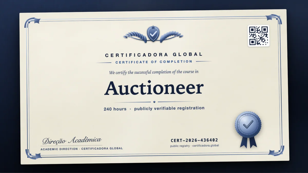 Cover of the Auctioneer course