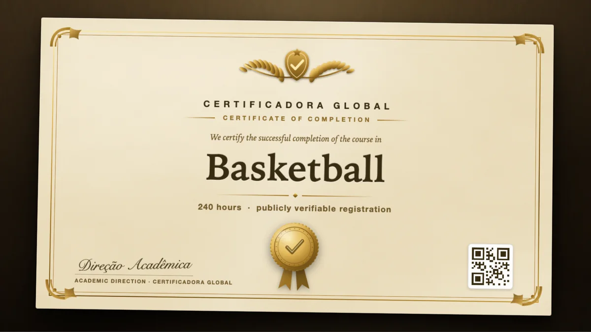 Cover of the Basketball course