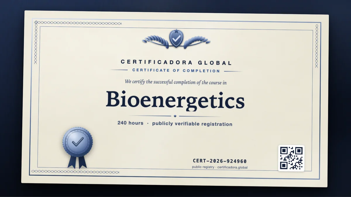 Cover of the Bioenergetics course