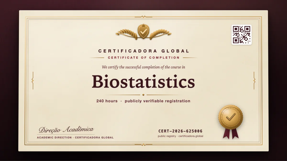 Cover of the Biostatistics course