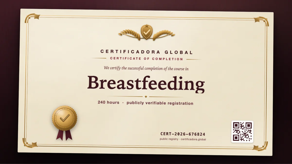 Cover of the Breastfeeding course