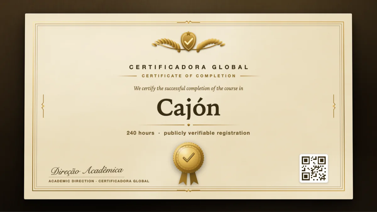 Cover of the Cajón course