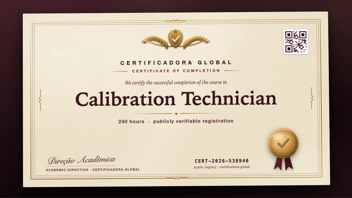 Cover of the Calibration Technician course