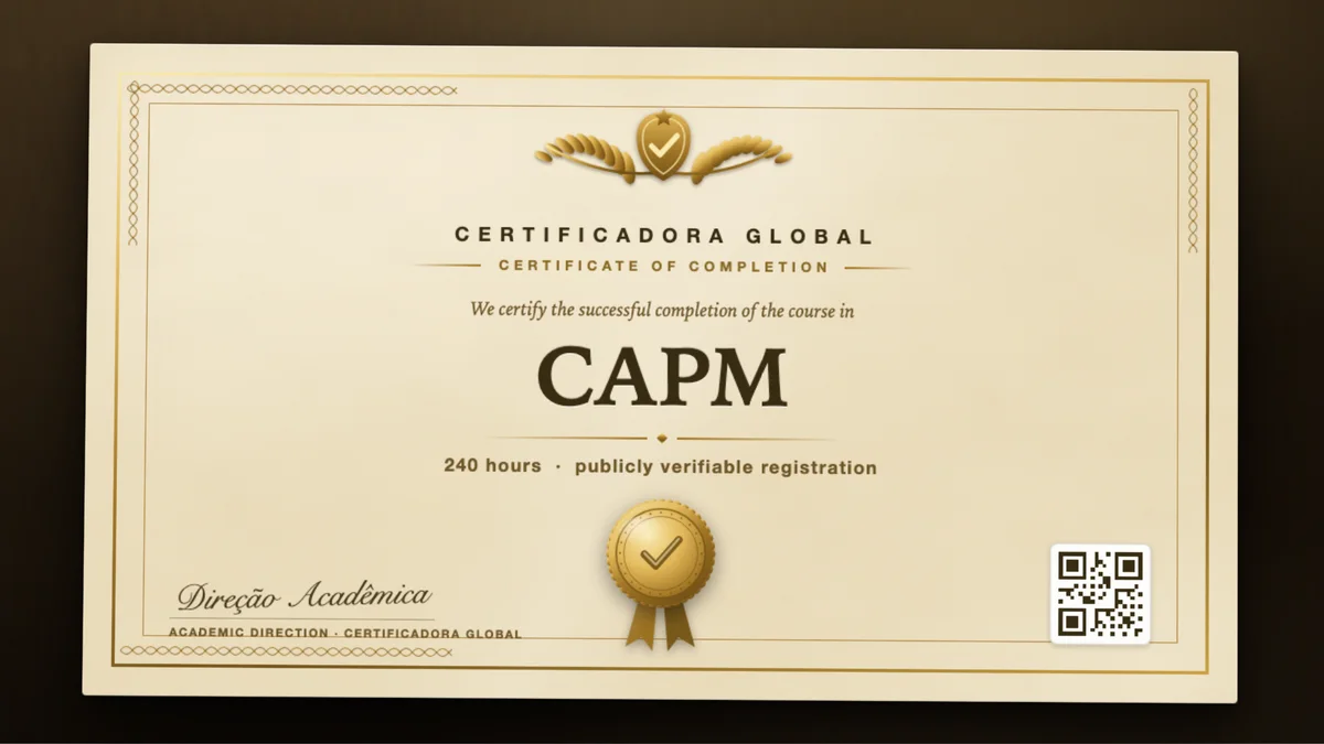 Cover of the CAPM course