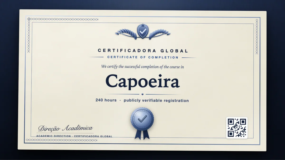 Cover of the Capoeira course