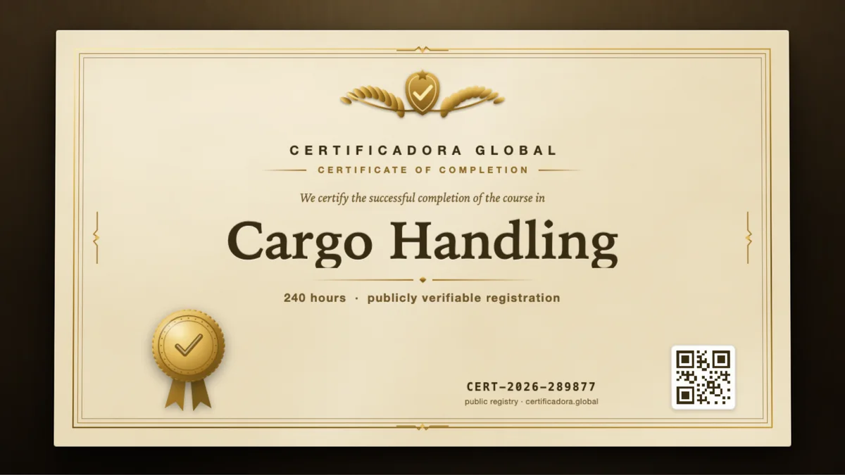 Cover of the Cargo Handling course