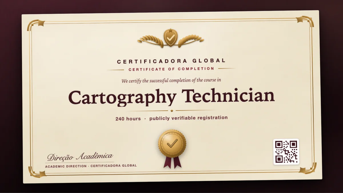 Cover of the Cartography Technician course