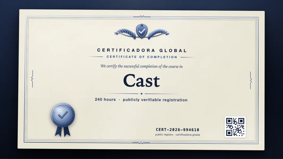 Cover of the Cast course