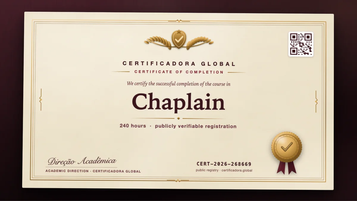 Cover of the Chaplain course