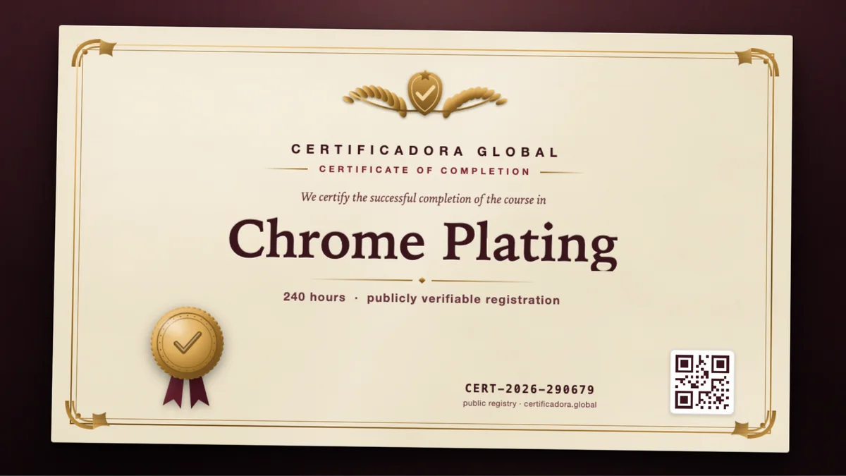 Cover of the Chrome Plating course