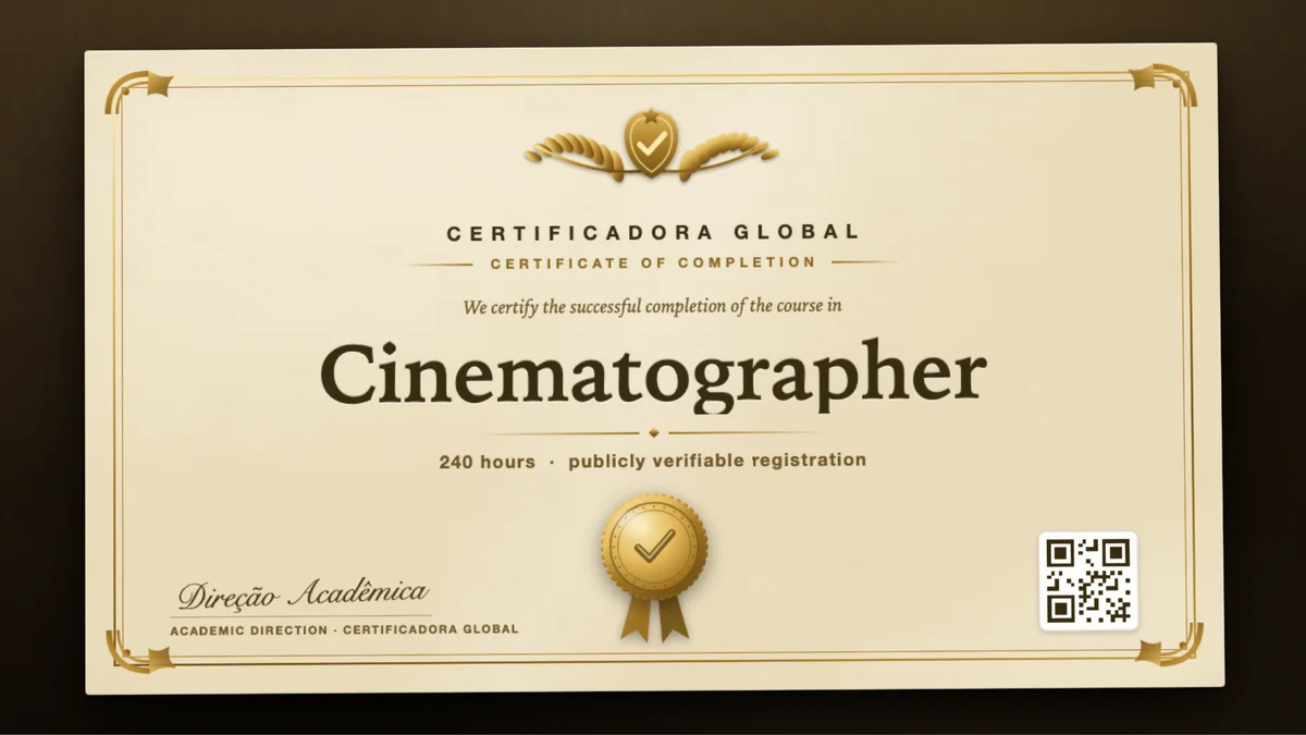 Cover of the Cinematographer course