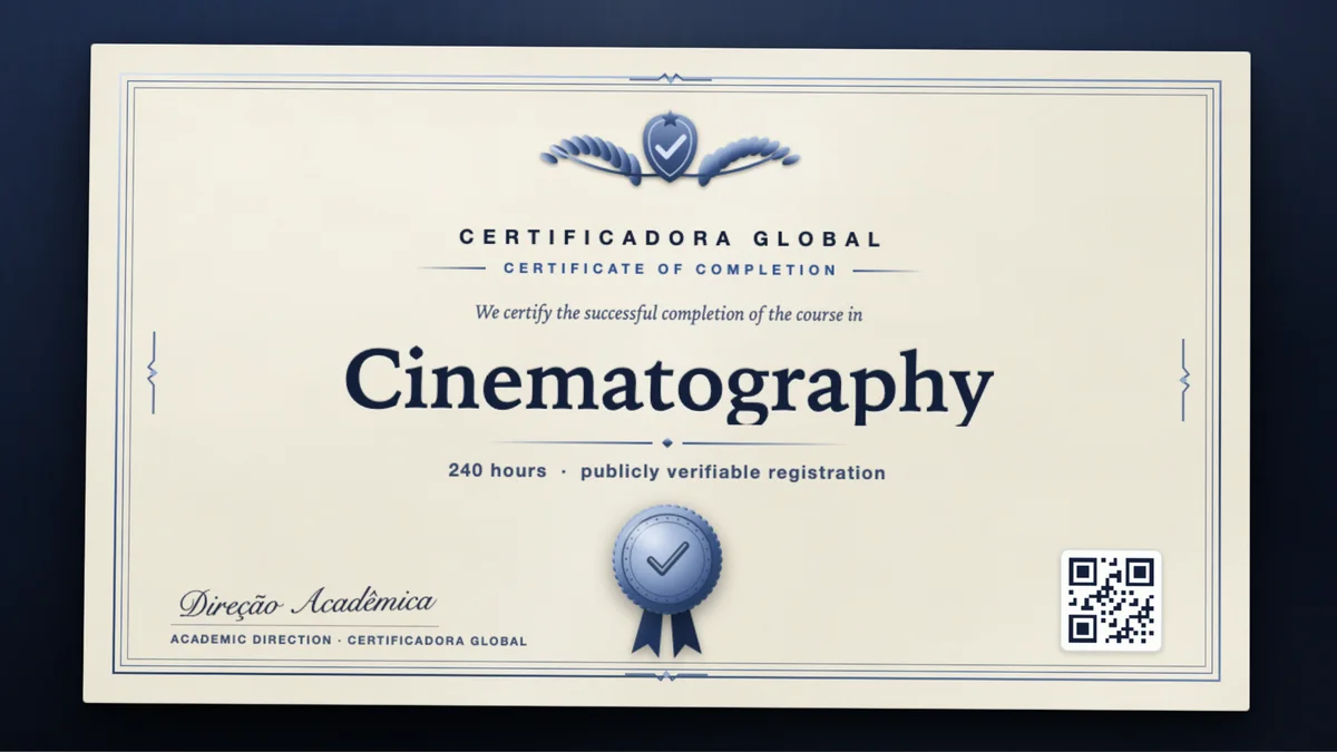 Cover of the Cinematography course