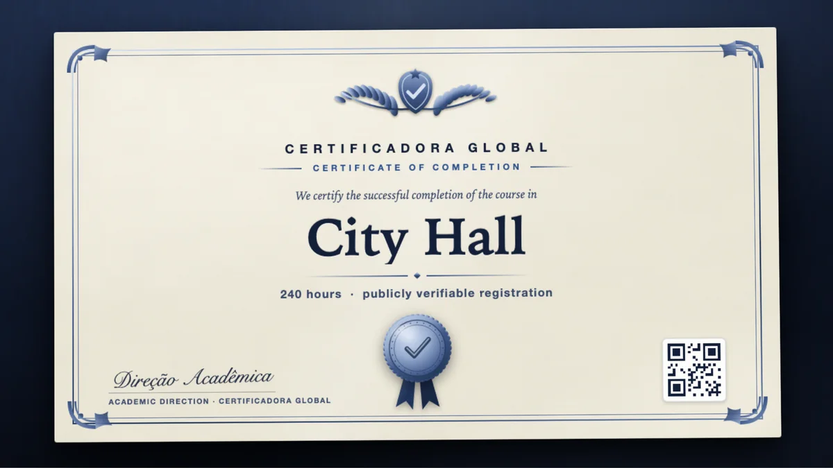 Cover of the City Hall course