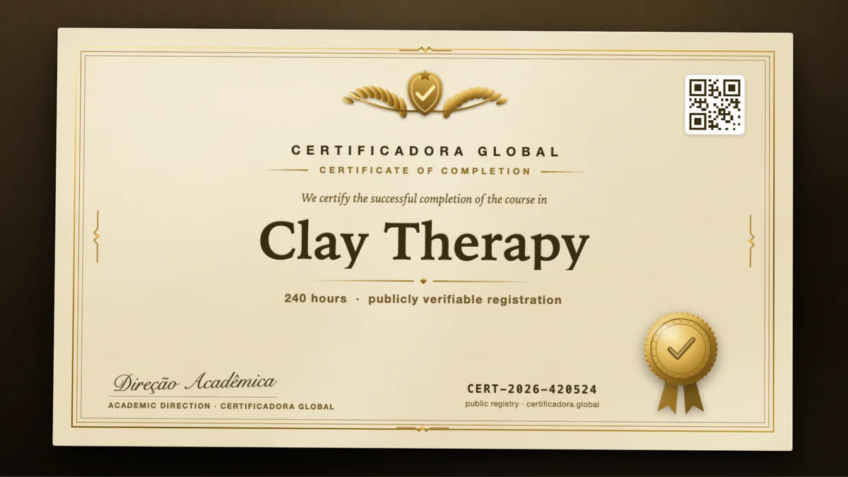Cover of the Clay Therapy course