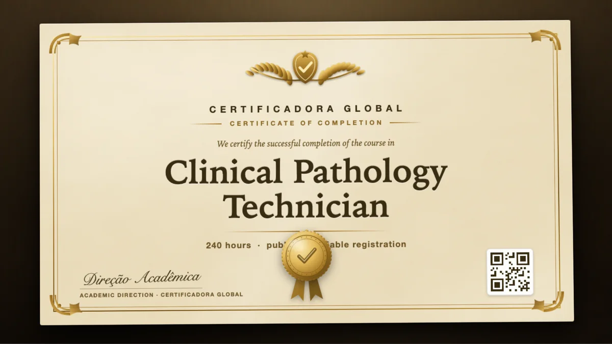 Cover of the Clinical Pathology Technician course