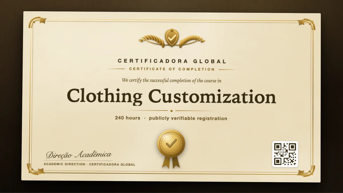 Cover of the Clothing Customization course
