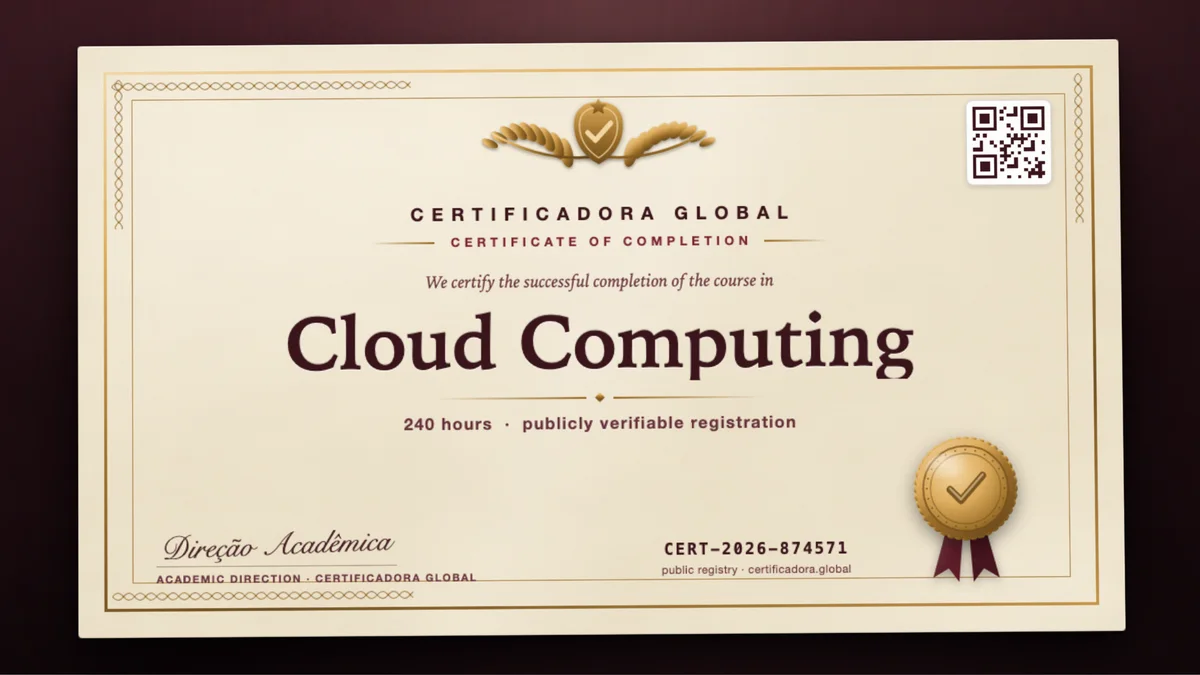 Cover of the Cloud Computing course