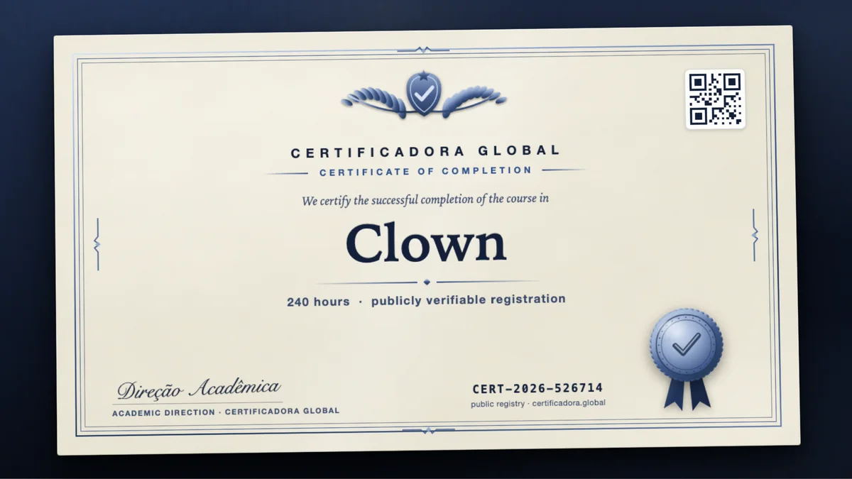 Cover of the Clown course