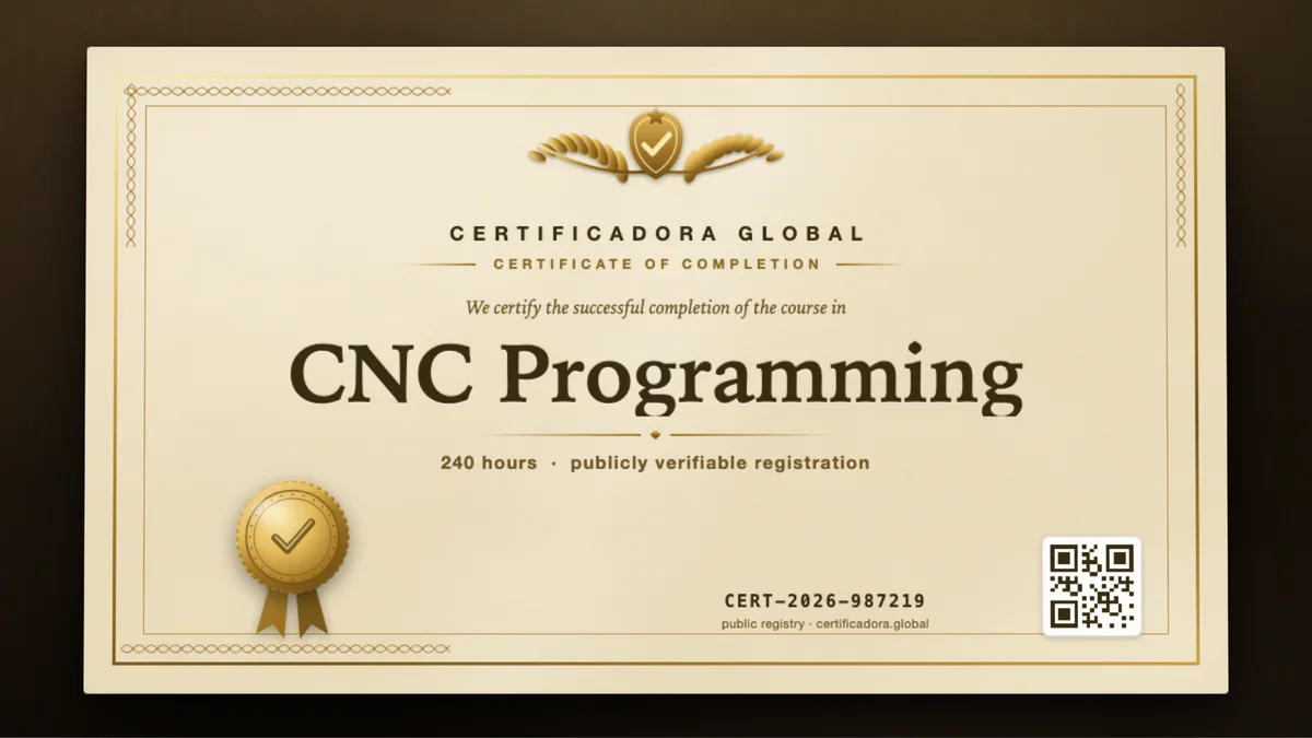 Cover of the CNC Programming course