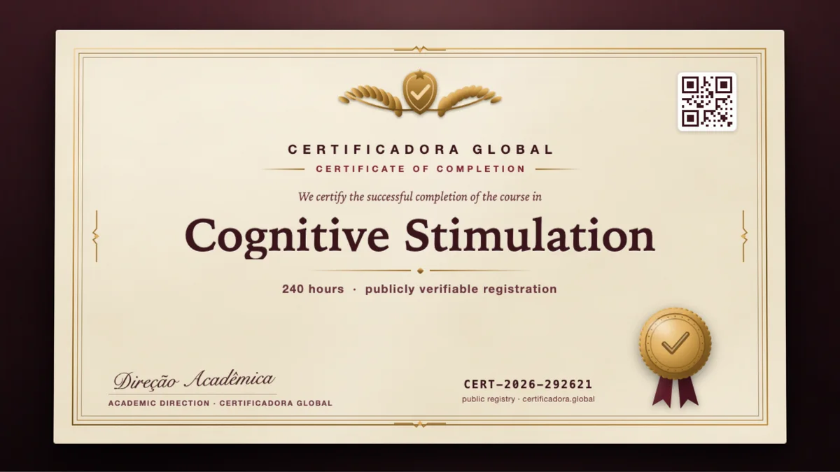 Cover of the Cognitive Stimulation course