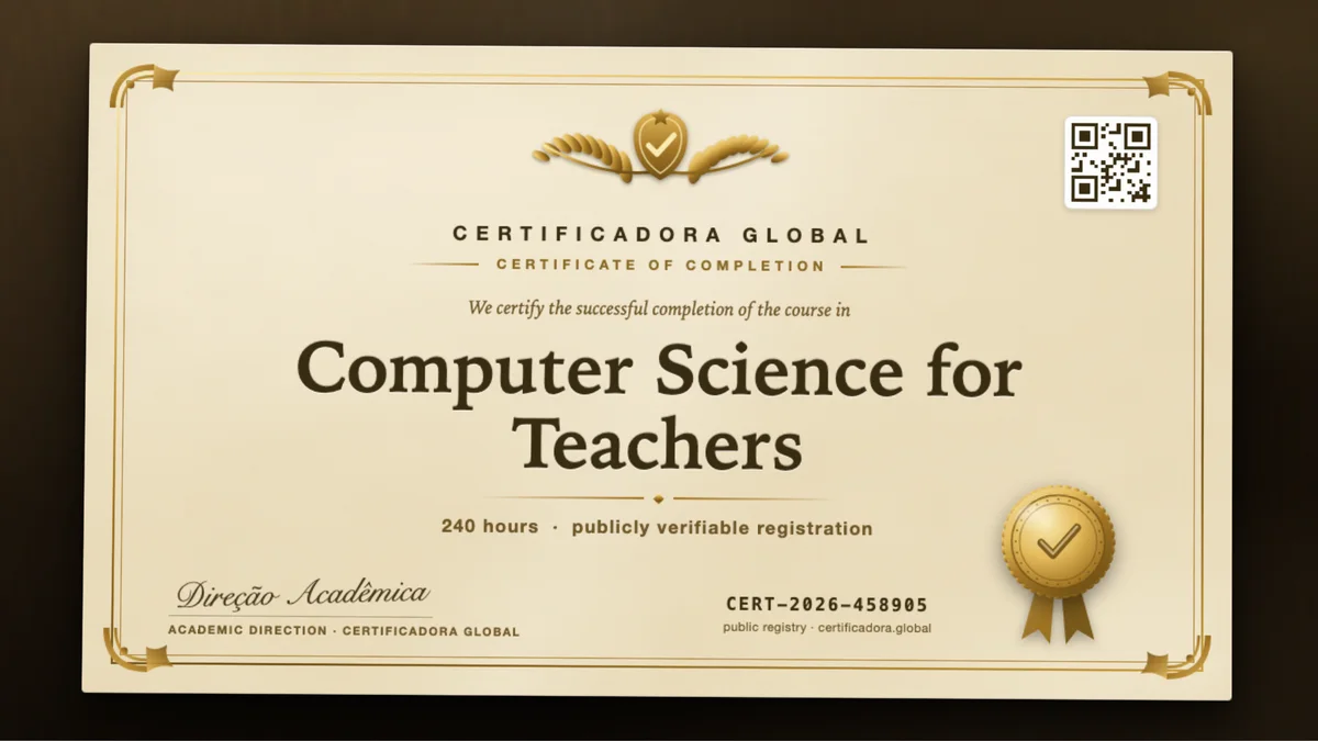 Cover of the Computer Science for Teachers course