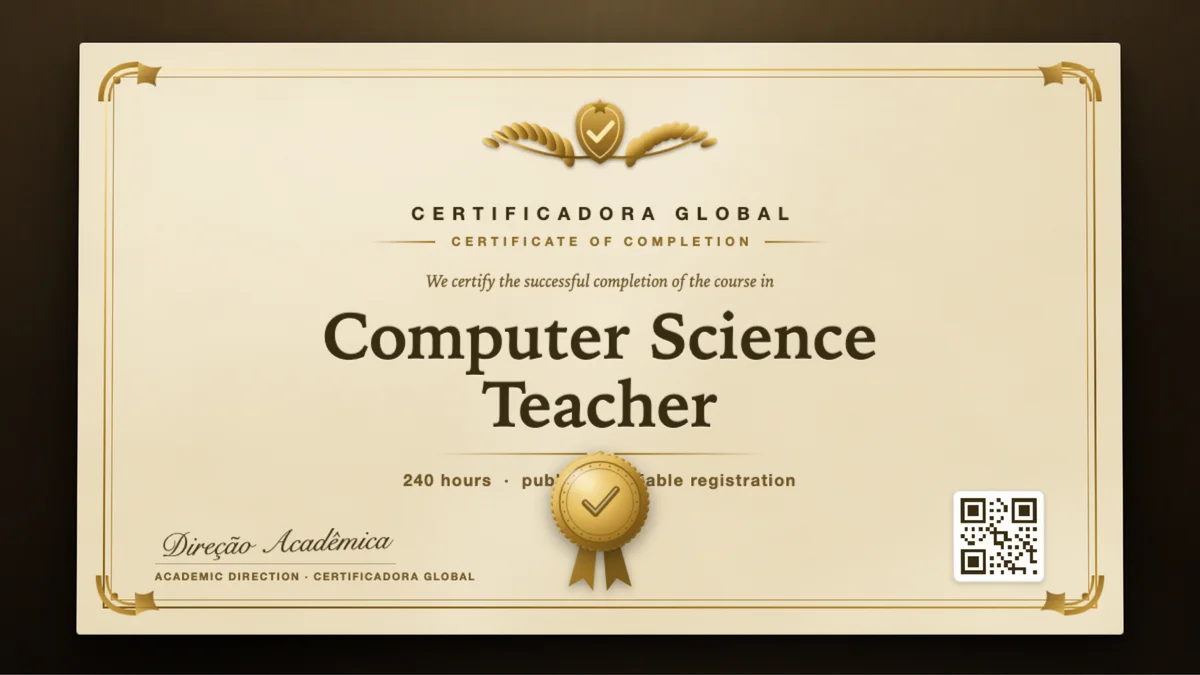 Cover of the Computer Science Teacher course